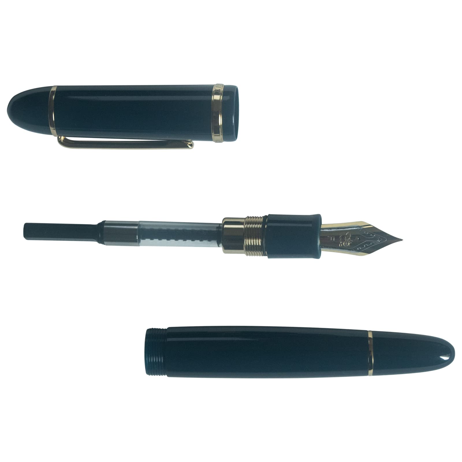 Amazon.co.jp: (ジンハオ) Jinhao X159 万年筆 ゴールドトリム ブルー