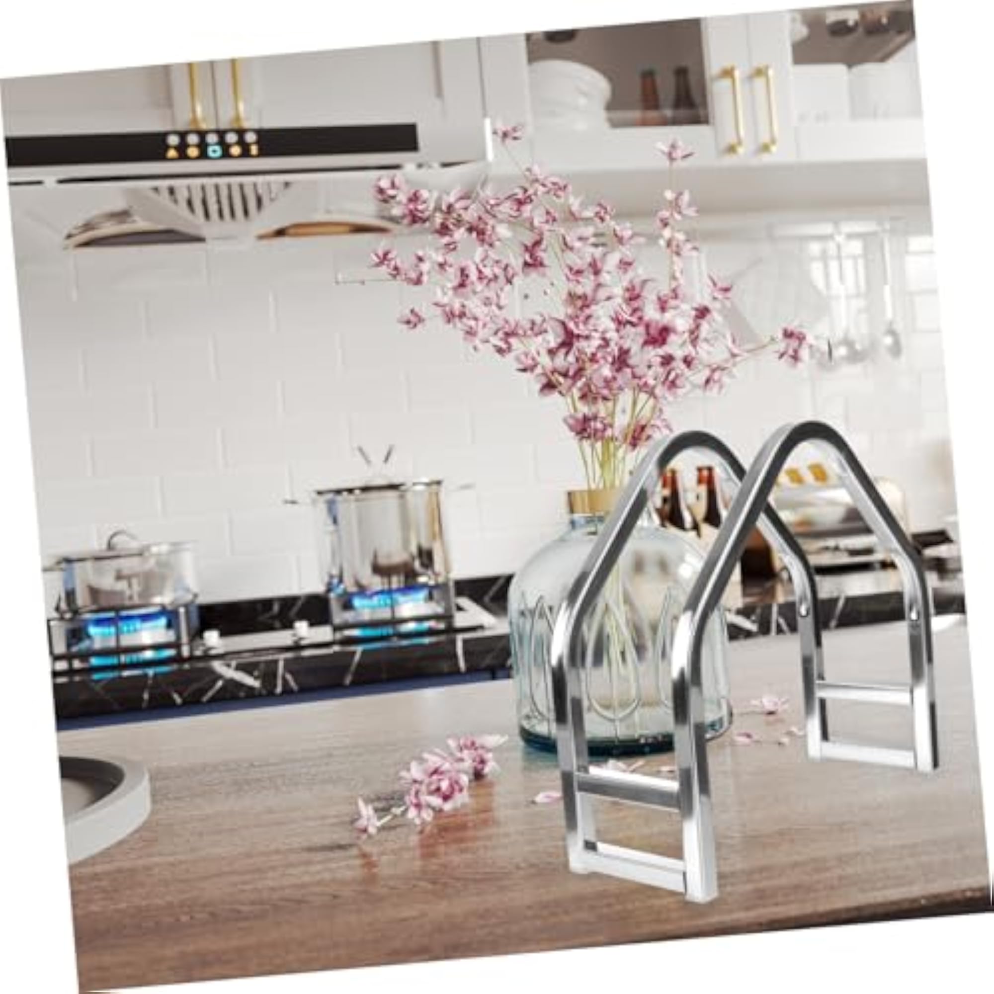 Stainless Steel Chopping Board Rack for Pots and Trays