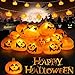 Produktbild Halloween Lichterkette, Halloween Kürbis Deko Lichterkette, Kürbis Lichterkette für Halloween, 3m 20 LEDs Kürbis Lichter Batteriebetrieben für Halloween Party Hause Garten Dekoration