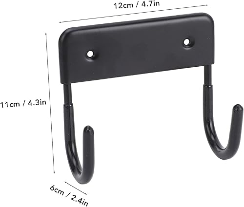 Miniatura 2 de Soporte de pared para tabla de planchar, soporte multifuncional para ahorrar espacio, para montar en la pared (negro mate)