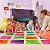 edusense Sensory Floor Mats, Liquid Floor Tiles for Kids?Children, Decorative Tiles, Early Learning Toys, Activity Play Mats with Anti-Slip Backing, Multi-Color Set of 6 Pack 12" x 12"