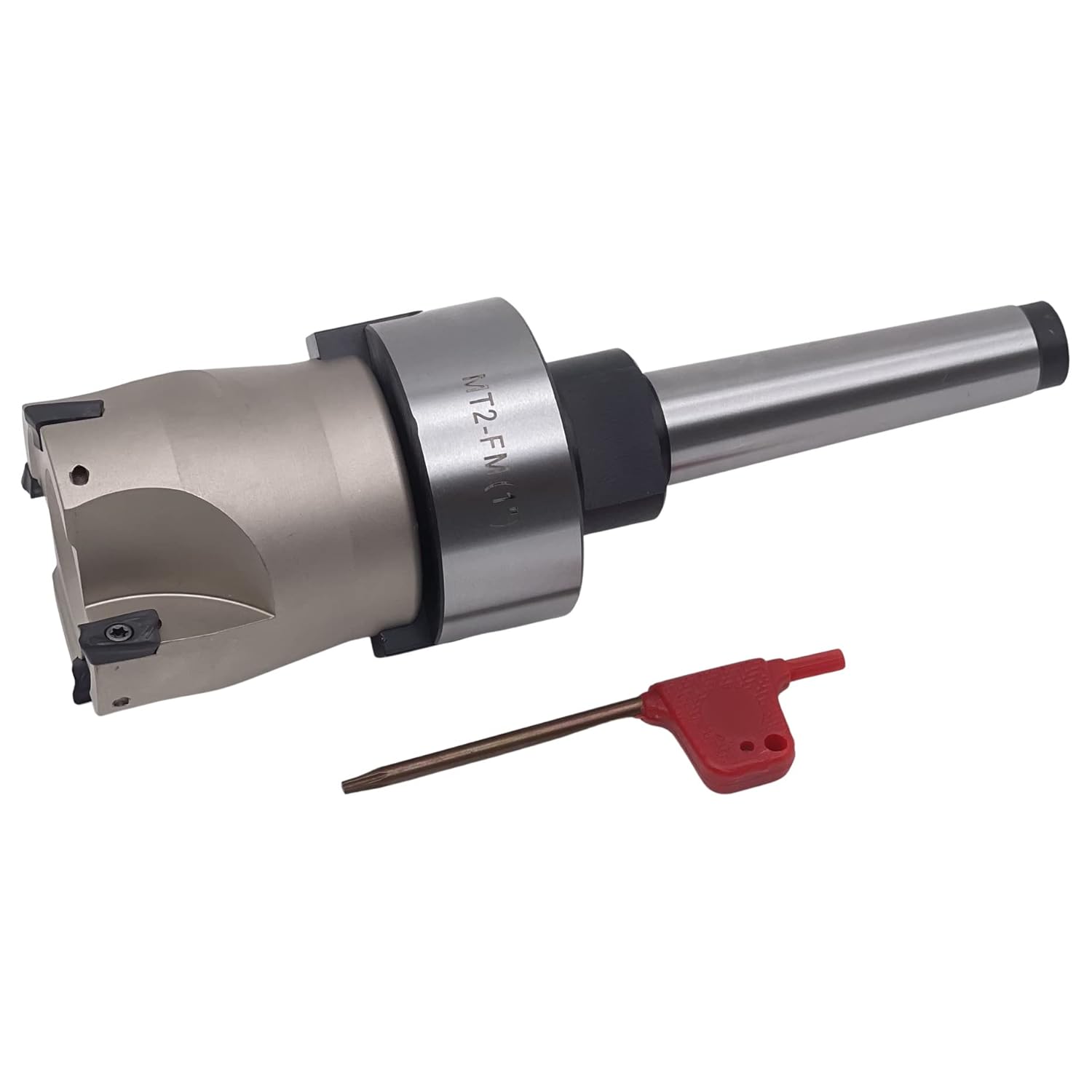 CME 2" 90° Indexable Face Mill w/ MT2 Arbor, R390 Inserts Included, 4 Flutes