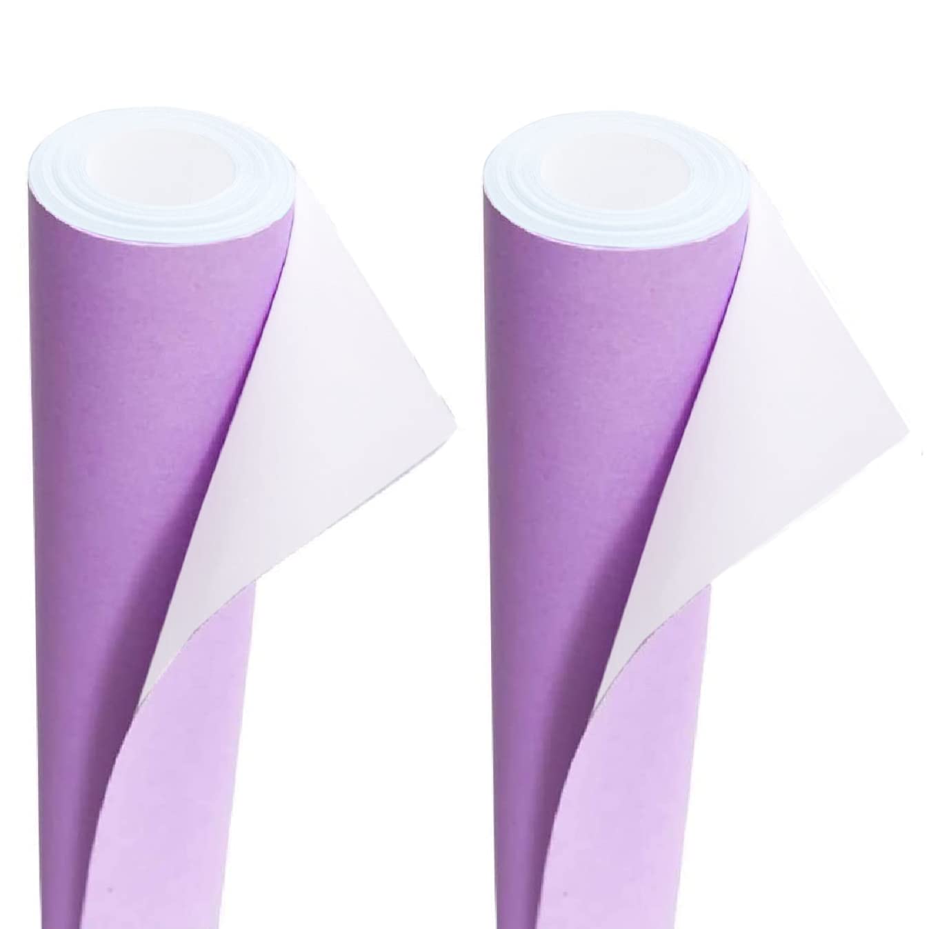 2 Rolls of Packing/Display Poster Paper Roll 3Ace Crafts – 10 m x 76 cm Ideal for Wrapping Wrap Birthday Gifts Drawing Table Runner Covering Parcel Backing School Board – Lilac Colour — image 1