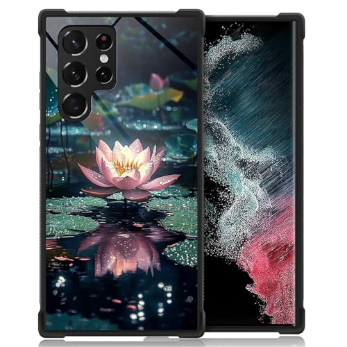 CARLOCA Samsung Galaxy S22 Ultra�Ή� �K�[���Y �{�[�C�Y �n�[�h�V�F�� �ϏՌ� �ی� ����~�� Samsung Galaxy S22 �E���g�� �t�@�b�V���� �p�^�[�� �h���[�~�[ �s���N �@�̉� ���� �p�b�h �r