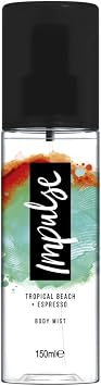Impulse Body Mist Tropical Beach + Espresso 150ml