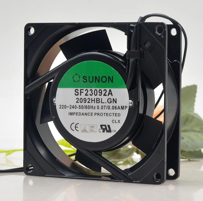 SF23092A 2092HBL.GN 9225 9cm 220/240V 0.07/0.06A 2line Cabinet Fan