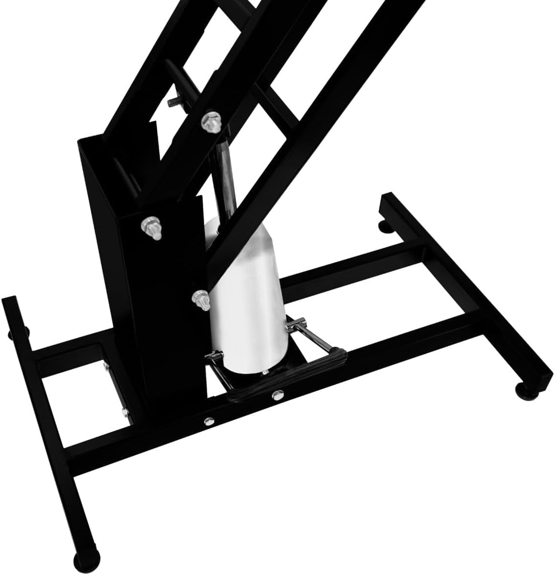 Tavolo Idraulico Toelettatura Cani - Altezza 55-101 cm, Capacità 180 kg, Nero - Piano Nero, Antiscivolo 106x61 cm, Acciaio Nero, Piedini Livellanti, 3 Guinzagli