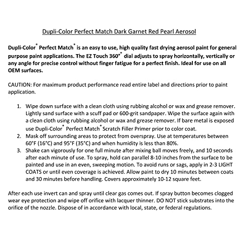 image for Dupli-Color EBCC04137 Perfect Match Automotive Spray Paint – Chrysle