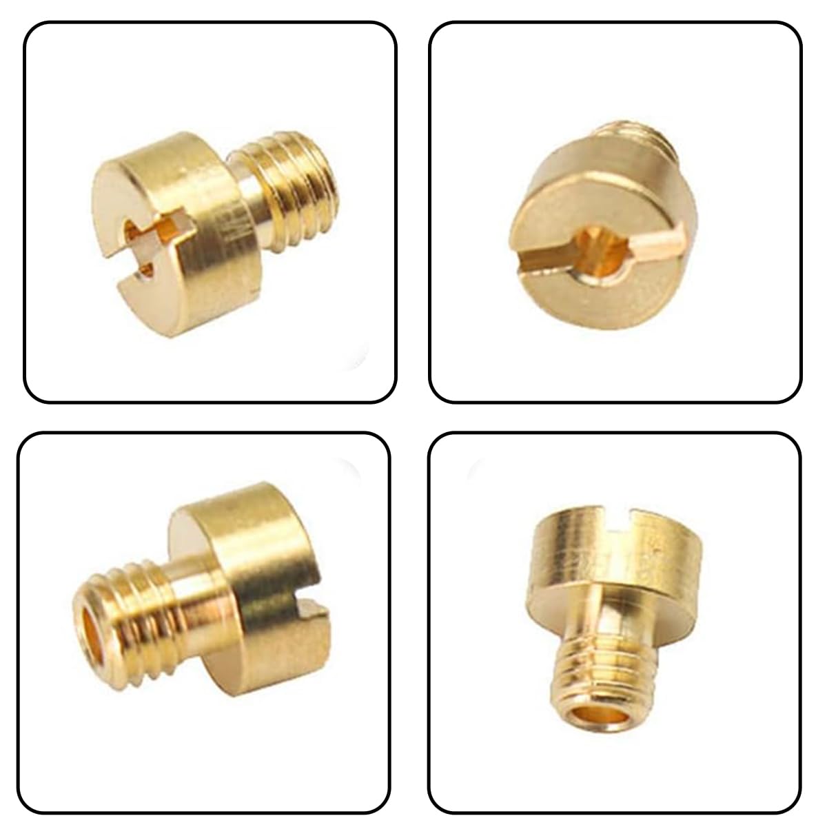 KIMISS Kit 10 Getti Principali Per Carburatore – Metallo – Modelli 82-105 Per Scooter GY6 139QMB