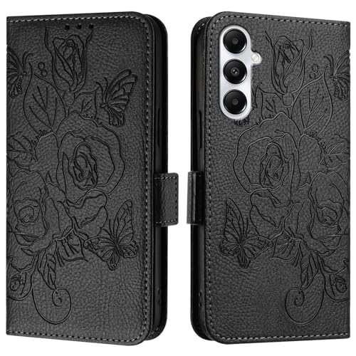 Étui antichoc Samsung Galaxy A05S 4G housse fine à rabat et protection intégrale noire