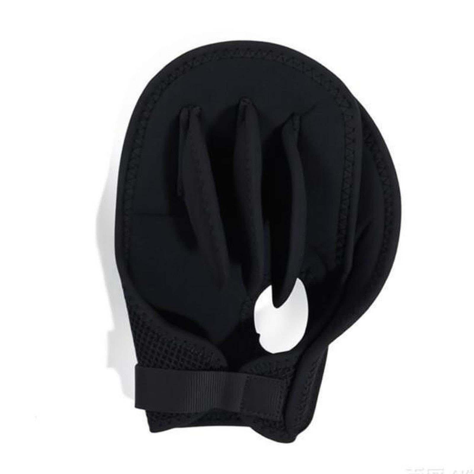 Guante Separador de Dedos con Almohadilla de Soporte Ergonómica para Los Dedos, Negro