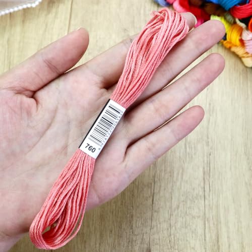 Miniatura 9 de 50 Madejas De Hilo De Hilo De Algodón Para Pulseras De La Amistad, Hilo De Bordado De Punto De Cruz, Hilo De Hilo De Hilo De Algodón Para Manualidades