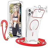 [Aimant puissant et conception pratique] L'anneau magnétique intégré est 100 % dégagé pour une compatibilité totale avec MagSafe. Se fixe en un instant à tous les accessoires magnétiques, tels que les chargeurs sans fil, les supports magnétiques pour voiture, les batteries externes magnétiques, les portefeuilles magnétiques, etc. De plus, chaque cordon peut être facilement lavé à la main et séché à l'air libre, pour plus de fraîcheur et d'hygiène !