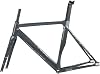 700C Fixed Gear Bike Frame Set Track Bike Frame 52 55 58cm Aluminum Alloy C Brake Bike Frame Quick Release Frame 100120mm QR Cement Gray,52cm