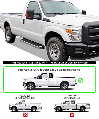 Estribos 6 pulgadas APS para Ford F250 F350 99-16 miniatura 2