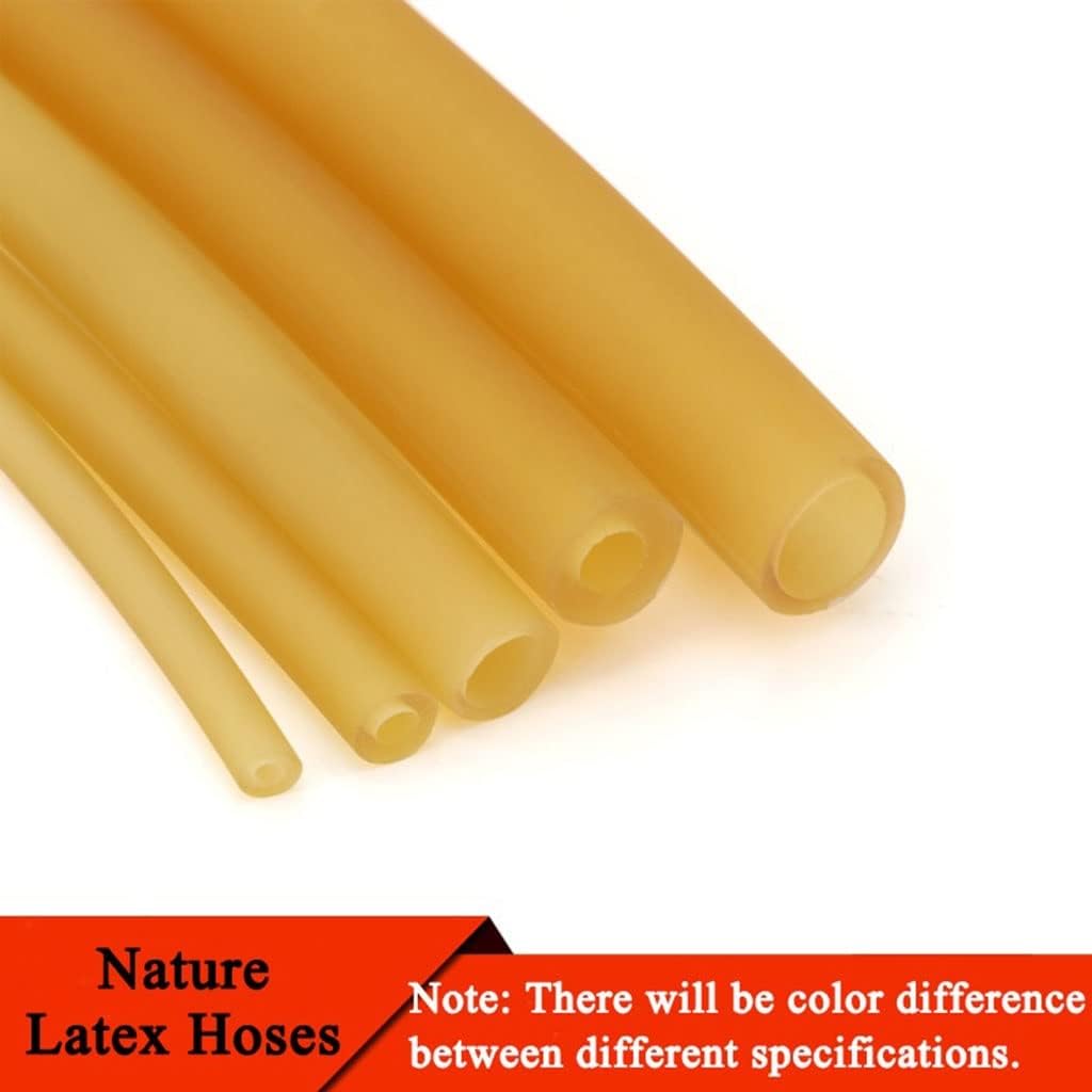 Latex Rubber Tubing, Latex Rubber Tube, Multiple Sizes, For Transport, Bundling Rope, Slingshot, 1 meter(Id 6Mm*9Mm Od)