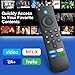 Voice Replacement Remote Control Compatible with Fire TV Stick,TV Cube and Amazon Fire Smart TVs
