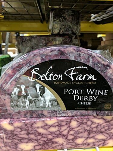 Belton Farm Port Wine Derby Cheese 4 Lb