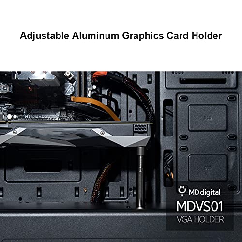Soporte ajustable para GPU en aluminio para PC miniatura 6
