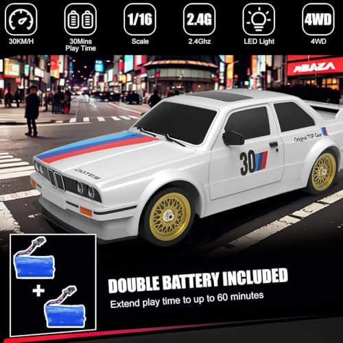 Image of 7 L.M Gadgets Drift Storm High Speed Remote Control Car,kids 5 to 8 years,White