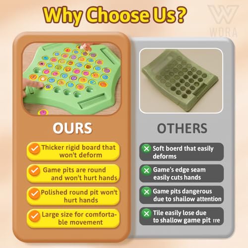 Image of Wora Educational Games Combo Pack of 3 - Toys for 4 Year Boy, Educational Toys for 3 Year Old, Kids Playing Items Indoor - Intelligent Toy Battlegame for Cognitive Development