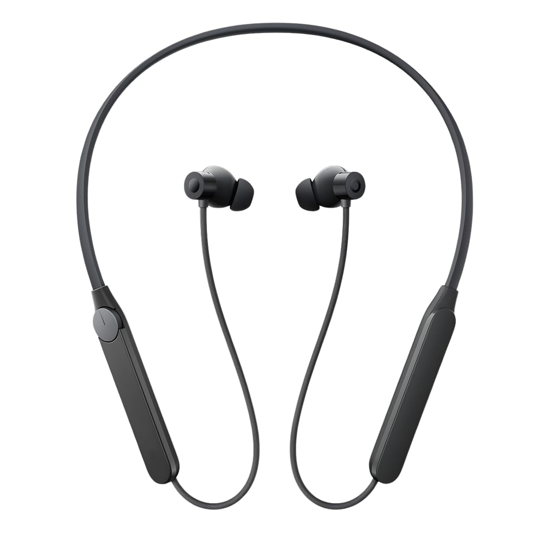 Wireless Neckband Bluetooth Earphones (Gray) with Active Noise Cancellation, 13.6mm Driver, Deep Bass, 37 Hours Playback, Compatible for Smartphones-image-48