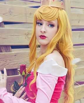 オーロラ姫　ウィッグ　（ほぼ未使用） 確認用、オーロラ姫、オーロラ姫ウィッグ、dハロ - メルカリ