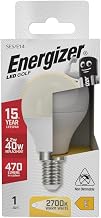 Energizer E14 5.2 W, 1 LED SES (Small Edison Screw) Golfball Bulb