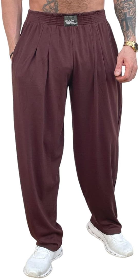 Mens/Womens Workout Pants for Fitness Gym Workout Bodybuilding Active wear Solid Colored Baggy Pants