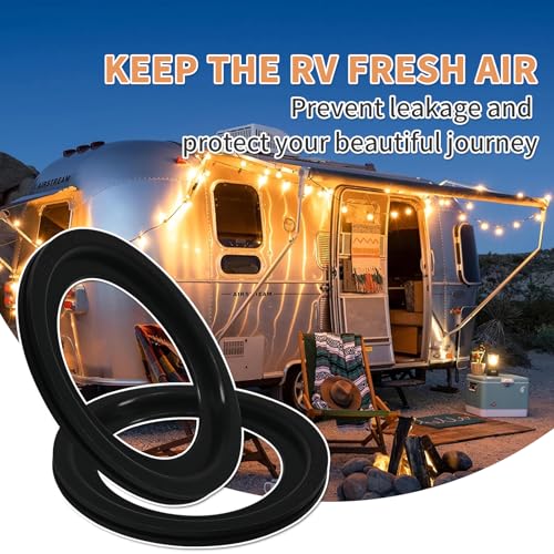Image of 2 Pack RV Toilet Seal, Flush Ball Seal Gasket Replacement for Dometic 300 /310 /320, Replace Part 385311658, Solve The Leakage Problem