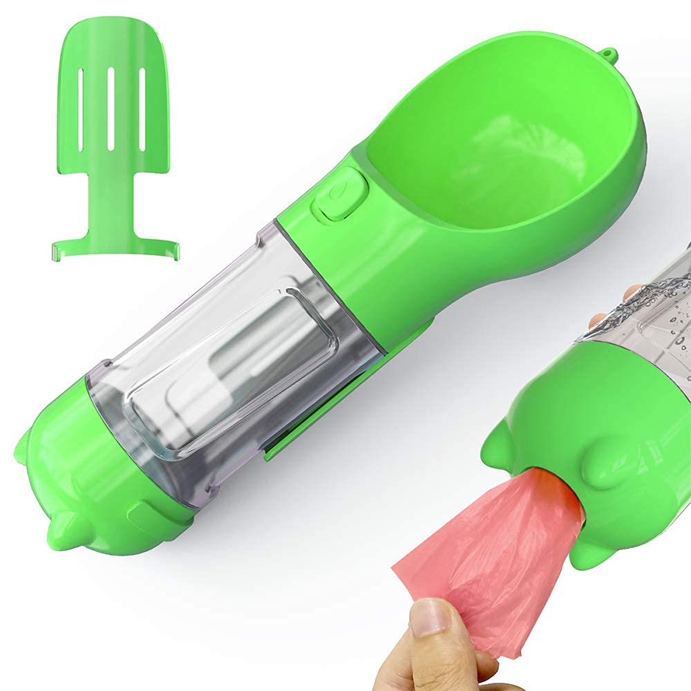 Guardians Portable Travel Dog Water Bottle, Dogs Walking Water Bottle Dispenser with Waste Bag for Pet, Puppy, Small Animal(Green) (B08G1FGQ5S) Amazon Price History, Amazon Price Tracker