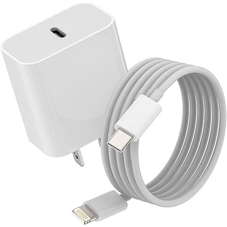 20W USB-C Power Adapter and Lightning Cable: Fast Charging Essentials for Apple Devices
