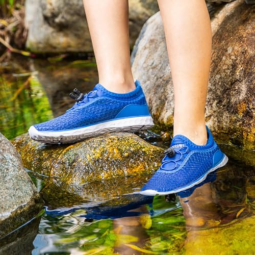 Image of DOUSSPRT Water Shoes for Kids Boys Girls Quick Dry Beach Sports Swim Pool Aqua Shoes for Toddler /Little Kid /Big Kid