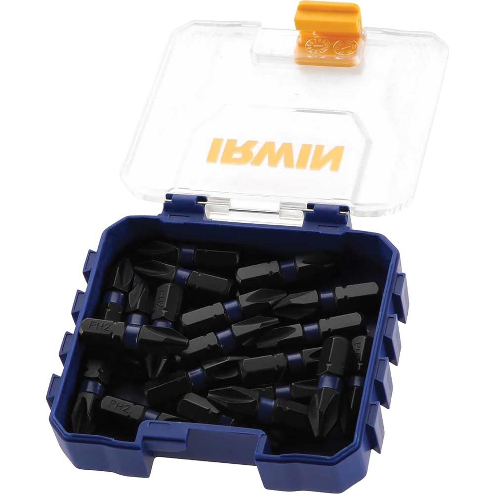 Irwin Iw6061304 Impact Pro Performance Screwdriver Bits Ph2 25mm (Pack 20) Irwiw6061304 from B&Q