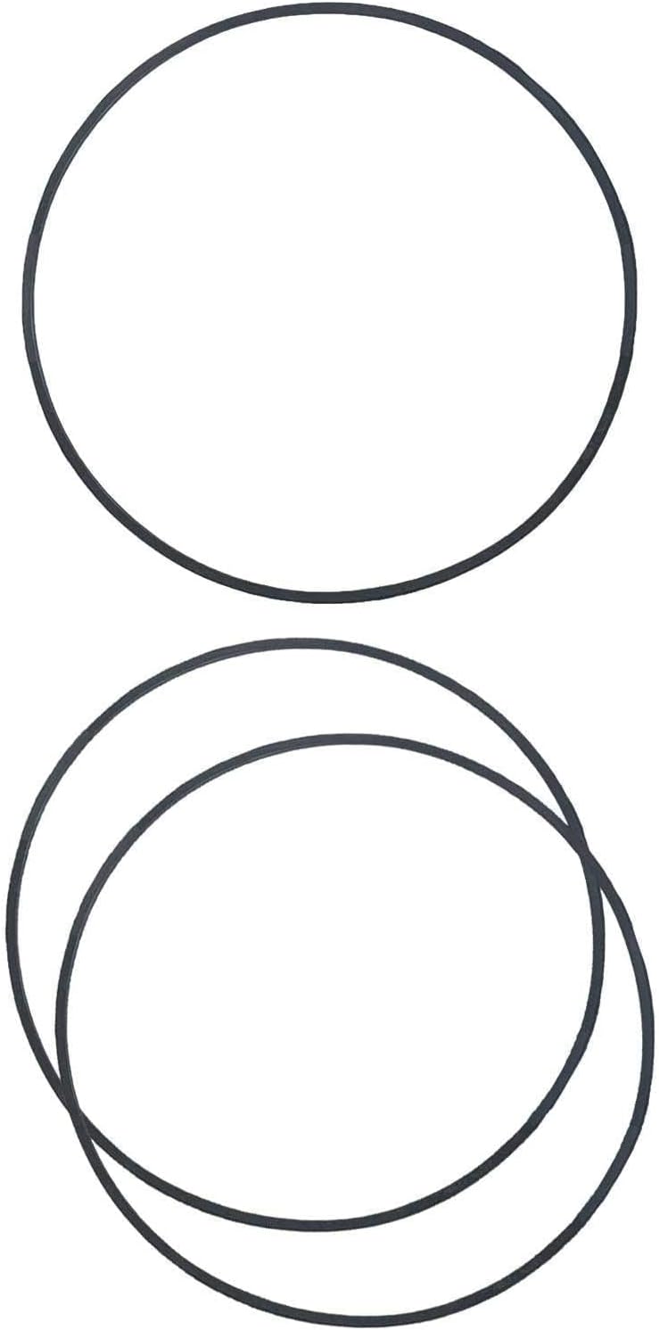 3X Bar Chair Chassis Base Non Slip Disc Rubber Loop 2X 55cm and 1x 38.5cm