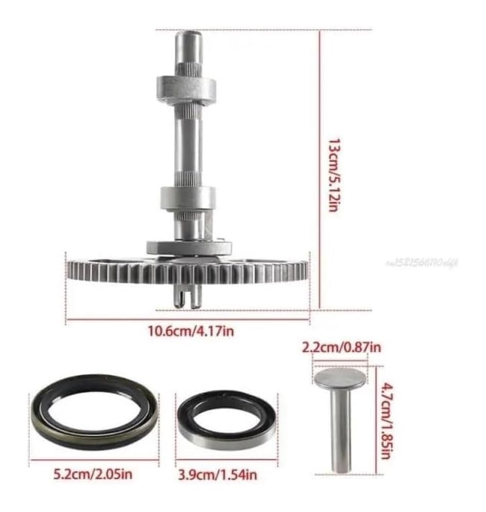 Reemplazo del árbol de levas for cortacésped 27Rb Compatible con 793583 792681 791942 262411 690564 793880 697110 795387, Incluido Sello de Aceite y Juntas