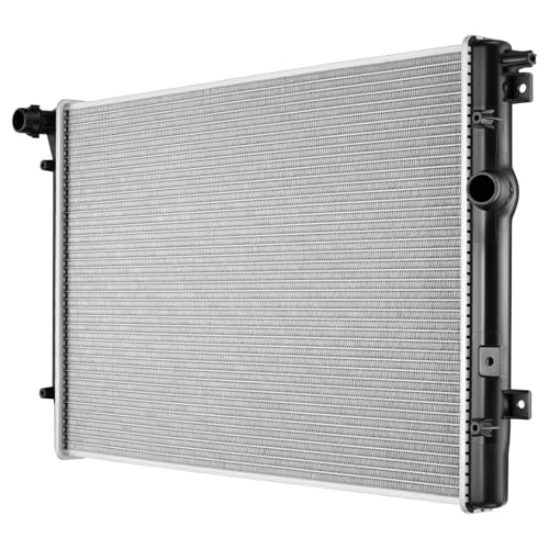 Image of BDFHYK 13272 Aluminum Radiator for Volkswagen Tiguan 2009-2018, for Volkswagen Tiguan Limited 2017-2018, CU13272, 26mm Core, Direct Fit Replacement, OE 5N0121253P VW3010164