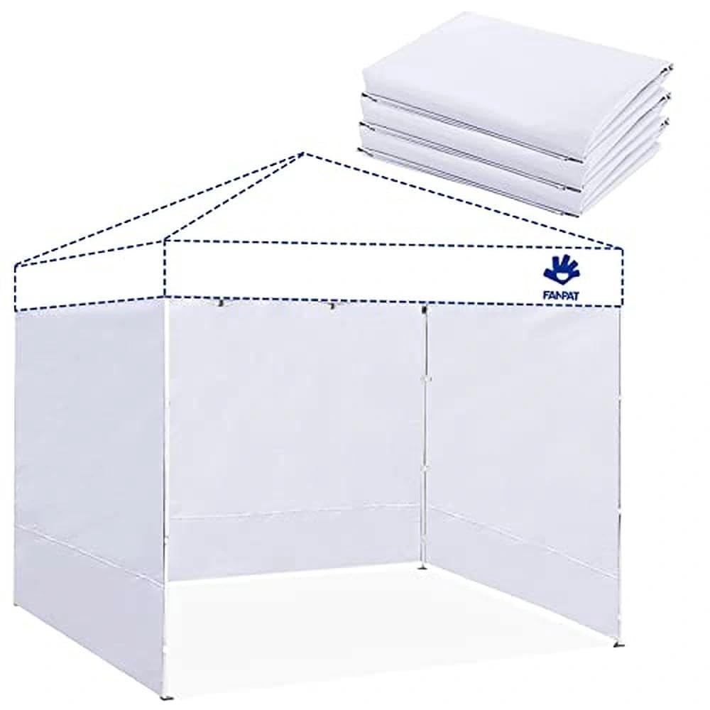 Photo 1 of FANPAT White Canopy Sidewalls (3 Pcs)