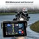 【2025 Upgrade】 CAMECHO Motorrad Wireless Carplay & Android Auto für Motorcycle,5 Zoll IP68 Wasserdichter HD Touchscreen für Motorräder mit Navigation/Bluetooth/EQ/Druckdetektion