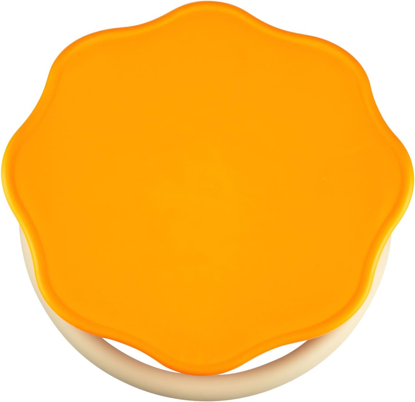 Kids Sensory Spinning Swivel Chair, Sensory Integration Balance Trainer for Early Education & Motor Skills Development, Extra-Wide Anti-Tip Base, 220 lb Capacity, Ages 3+ (Orange)