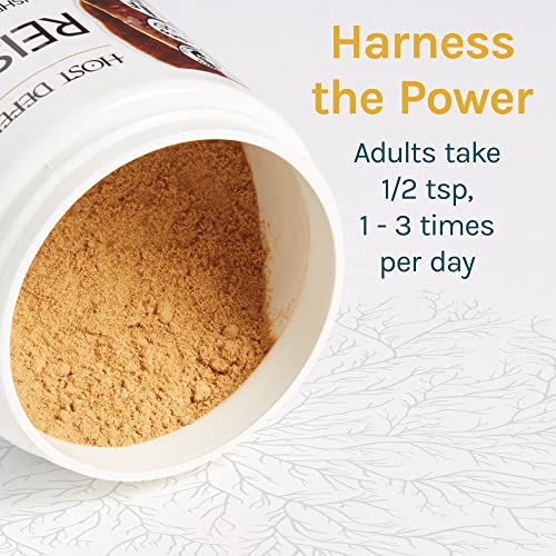 Host Defense, Reishi Mushroom Mycelium Powder, Supports Energy, Heart Health And Stress Response, Mushroom Supplement, Plain, 3.5 Ounce (Pack Of 1) #TOP6