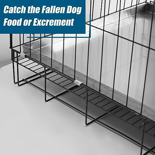Confote Stainless Steel Replacement Tray for Dog Crate, 41.1\"x26\" Pet Cage Floor Pan Chew-Proof & Crack-Proof - Thumbnail 7