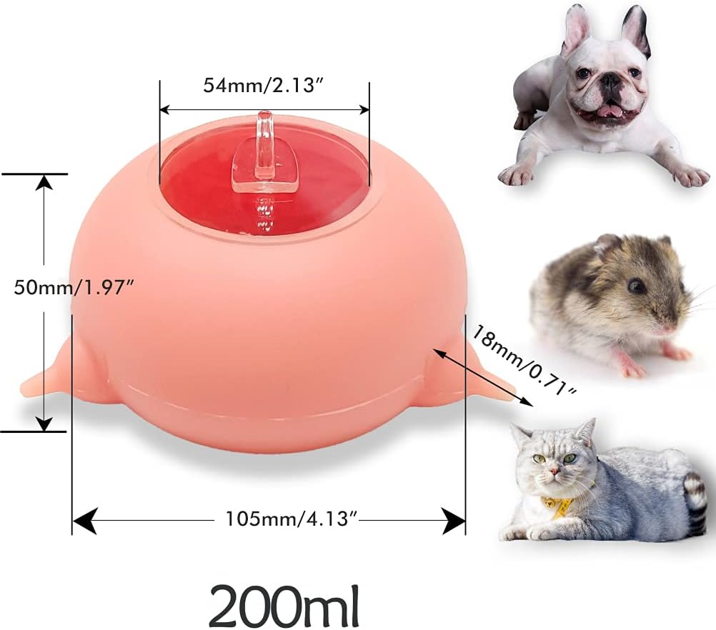 Puppy Feeder Milk Bowl, Silicone Bottle with 3 Nipples for Dogs Cats Puppies Kittens Nursing Station