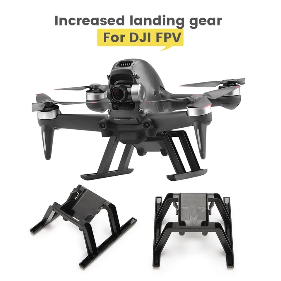 GetZget® Height Extender For Dji FPV Landing Gear Legs Safety Height extension Accessories 4