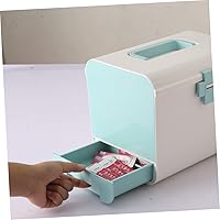 Vista 4 de DECHOUS Organizador de medicamentos, organizador de primeros auxilios para viajes en casa