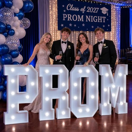 Image of 3FT Marquee Letters O, Large Light Up Letters for Birthday Decor