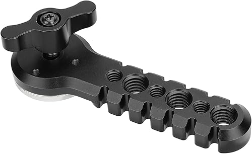 Miniatura 5 de CAMVATE Brazo de extensión Rosette con tornillo de rosca M6 para plataforma de jaula de cámara DSLR (negro) - 3099