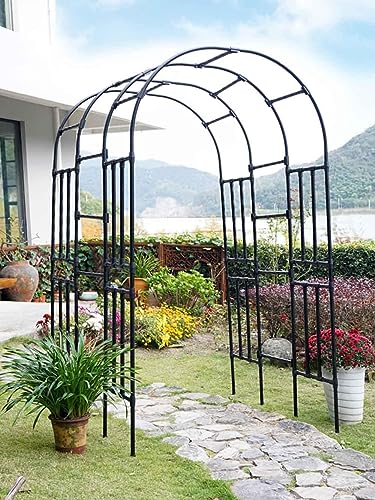 Tonnelle de jardin en acier for pour escalade de fleurs - 5