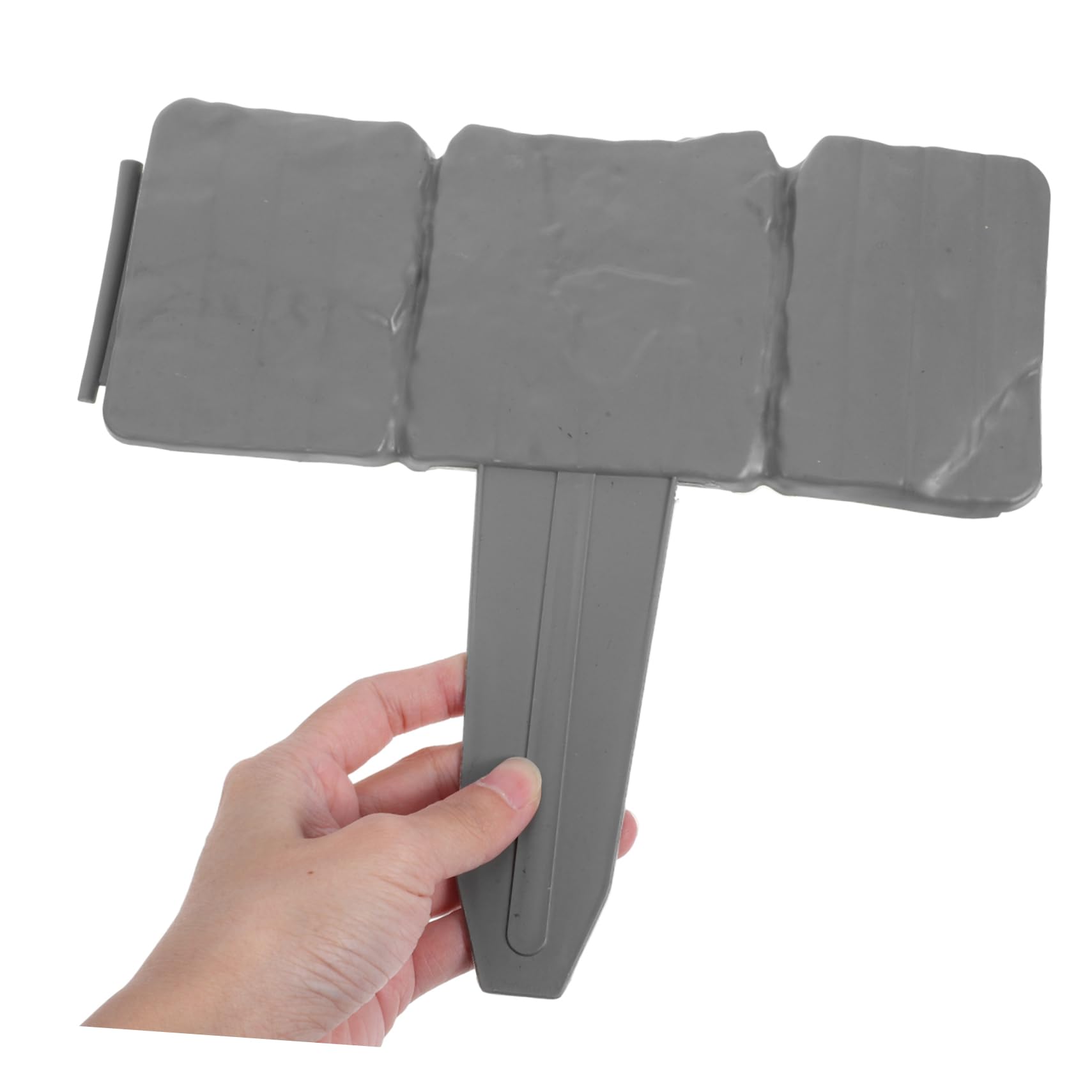 Borde de Jardín Decorativo de Piedra Artificial en PVC Diseño Simple y Elegante, Fácil Instalación, Uso Versátil para Exteriores y Granjas, Paquete de 20 Piezas