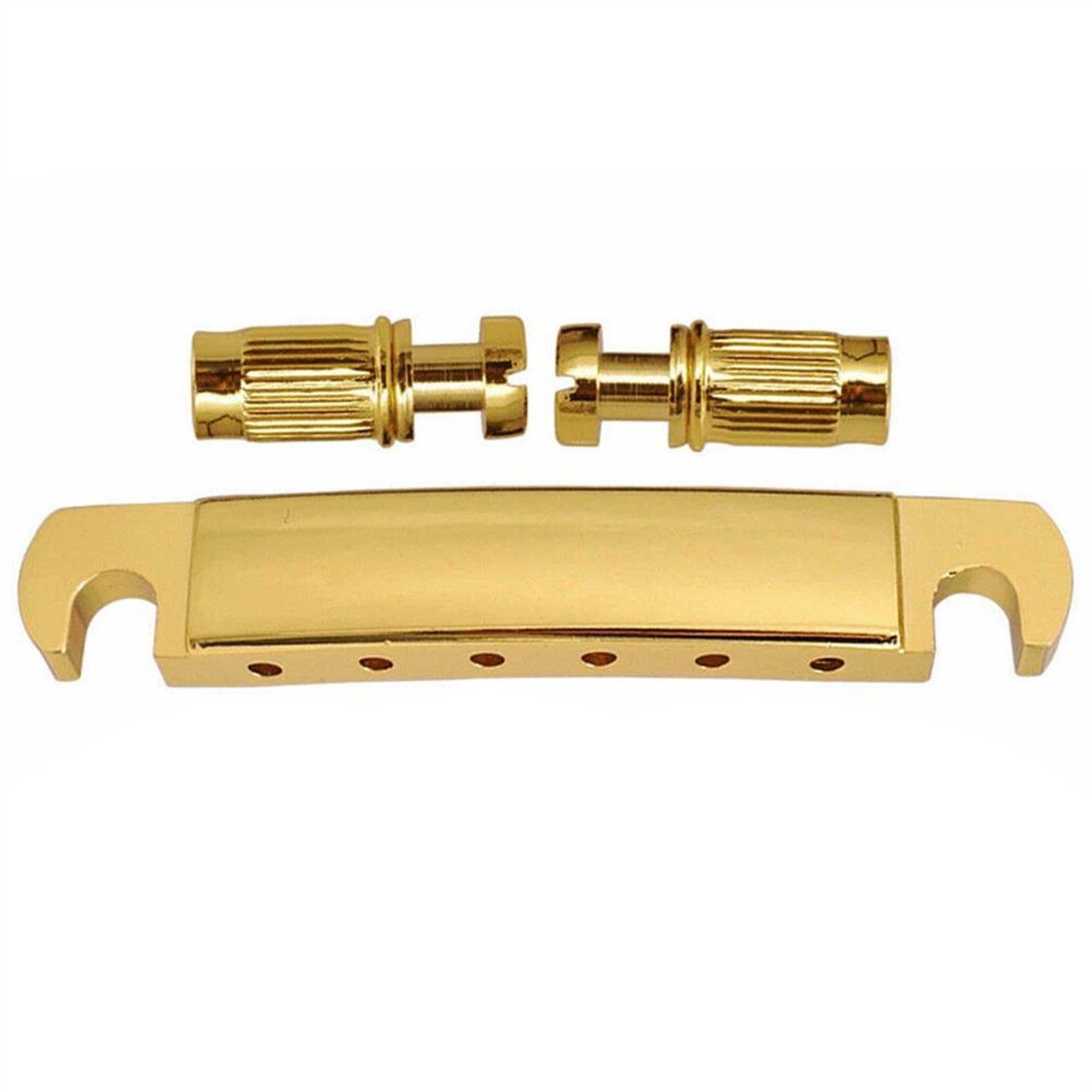 1 Zestaw Stopera Do Gitary Elektrycznej Mostek Nakrętka Końcówka Regulowane Części Kolumny Kompatybilna Gitara Elektryczna(Gold)